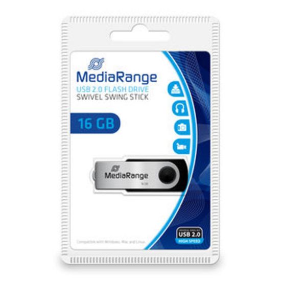 Picture of USB Flash 16GB Mediarange Swivel