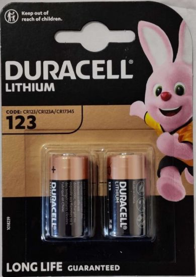 Slika Duracell HPL 123, 3V, 140mAh, PAK4 CK, Litijum baterija 17x33,4mm