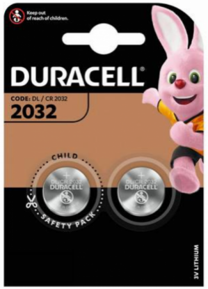 Picture of Duracell 2032 LITHIUM 3V PAK2 CK baterije dugme