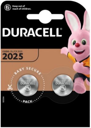 Picture of Duracell 2025 LITHIUM 3V PAK2 CK baterije dugme