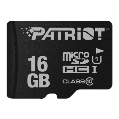 Picture of Micro SDHC 16GB Patriot Class 10 LX Series UHS-I CL10 PSF16GMDC10