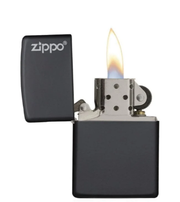 Picture of Zippo crni mat sa logom